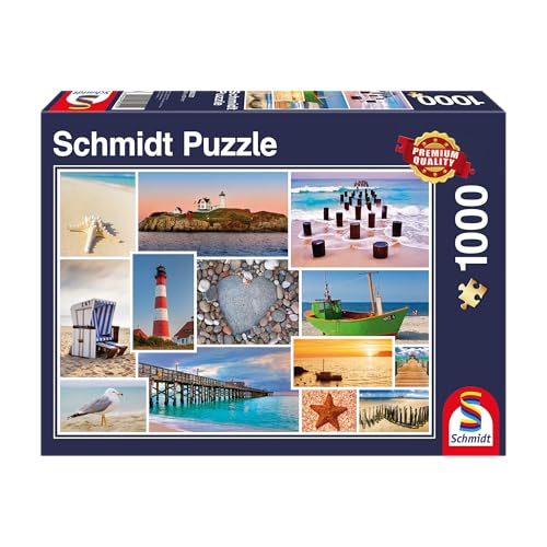 Schmidt Spiele 58221 Am Meer, 1000 Teile Puzzle von Schmidt Spiele