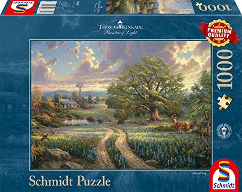 Schmidt Spiele 58461 Thomas Kinkade, Country Living, 1000 Teile Puzzle von Schmidt