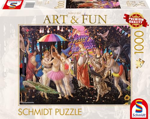 Schmidt Spiele 58528 Markus Binz, La Primavera 2024, 1000 Teile Puzzle, bunt von Schmidt Spiele