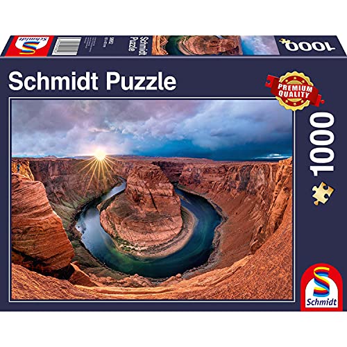 Schmidt Spiele 58952 Glen Canyon, Horseshoe Bend am Colorado River, 1000 Teile Puzzle von Schmidt