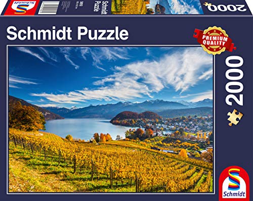 Schmidt Spiele 58953 Weinberge, 2000 Teile Puzzle von Schmidt