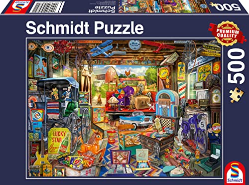 Schmidt Spiele 5897 Garagen-Flohmarkt, 500 Teile Puzzle von Schmidt