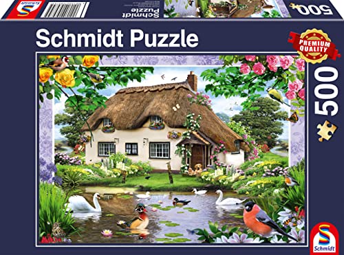 Schmidt Spiele Romantisches Landhaus, 500 Teile Puzzle von Schmidt