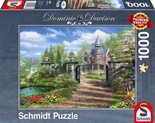 Schmidt Spiele 59618 Dominic Davison, Idyllisches Landgut, 1000 Teile Puzzle von Schmidt