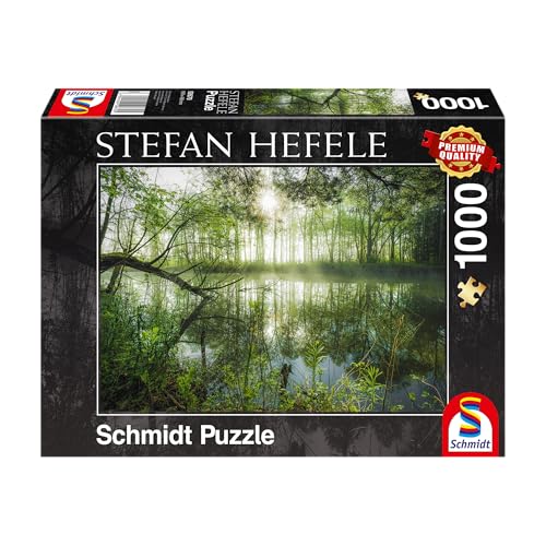 Schmidt Spiele 59670 Stefan Hefele, Heimatdschungel, 1000 Teile Puzzle, Bunt von Schmidt