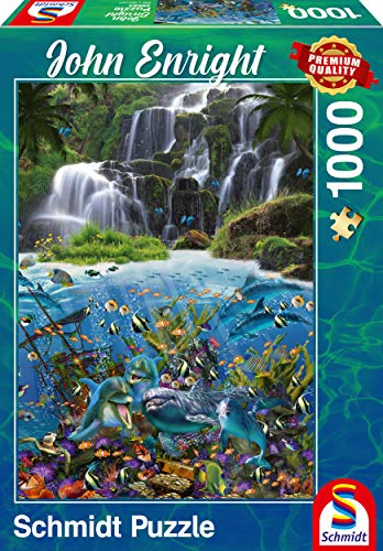 Schmidt Spiele 59684 John Enright, Wasserfall, 1000 Teile Puzzle von Schmidt