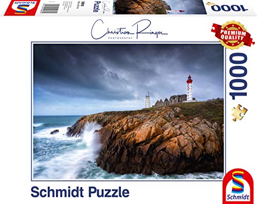 Schmidt Spiele 59693 Christian Ringer, St. Mathieu, 1000 Teile Puzzle von Schmidt