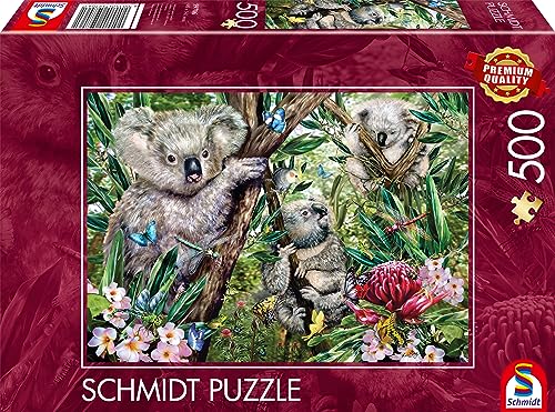 Schmidt Spiele 59706 Süße Koala-Familie, 500 Teile Puzzle von Schmidt