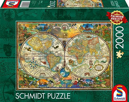 Schmidt Spiele 59741 Gestalten der Erde, 2000 Teile Puzzle von Schmidt