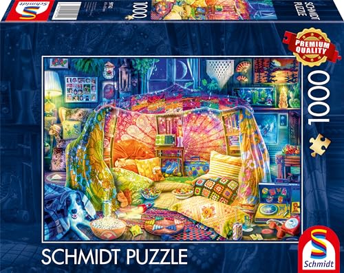 Schmidt Spiele 59742 Gemütliche Höhle, 1000 Teile Puzzle, bunt von Schmidt