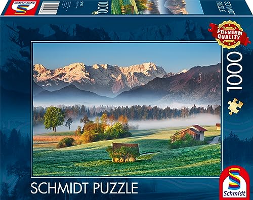 Schmidt Spiele 59762 Garmisch-Partenkirchen, Murnauer Moos, 1000 Teile Puzzle von Schmidt