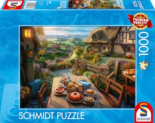 Schmidt Spiele 59763 Frühstück mit Aussicht, 1000 Teile Puzzle, bunt von Schmidt