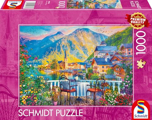 Schmidt Spiele 59766 Malerisches Hallstatt, 1000 Teile Puzzle, bunt von Schmidt