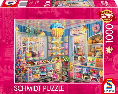 Schmidt Spiele 59785 Bunte Bäckerei, 1000 Teile Puzzle, Mehrfarbig von Schmidt