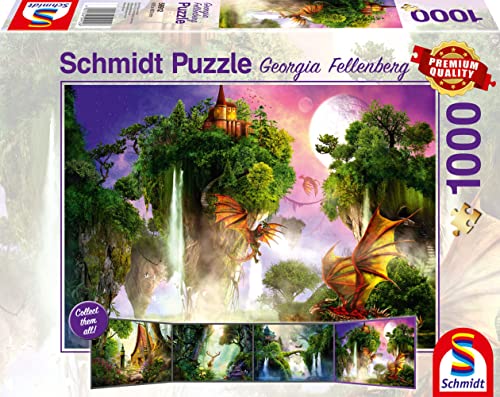 Schmidt Spiele 59912 Georgia Fellenberg, Wächter des Waldes, 1000 Teile Puzzle von Schmidt