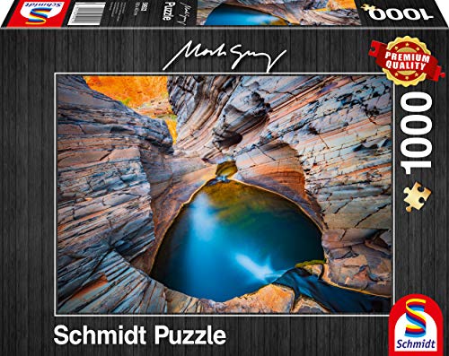 Schmidt Spiele 59922 Mark Gray, Indigo, 1.000 Teile Puzzle von Schmidt