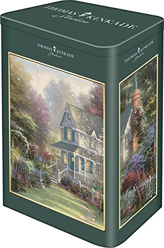 Schmidt Spiele 59925 Thomas Kinkade, Victoria Garden II, 500 Teile Puzzle in Einer Nostalgiedose, bunt von Schmidt