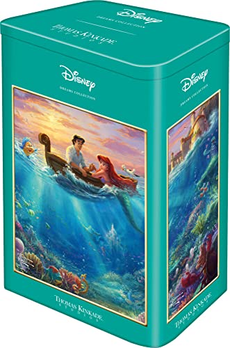 Schmidt Spiele Thomas Kinkade 59927, Disney, Arielle, 500 Teile Puzzle in Einer Nostalgiedose, bunt von Schmidt