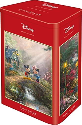 Schmidt Spiele Thomas Kinkade 59928, Disney, Mickey & Minnie in Hawaii, 500 Teile Puzzle in Einer Nostalgiedose, bunt von Schmidt