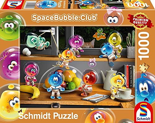 Schmidt Spiele 59943 Spacebubble Club, Eroberung der Küche, 1000 Teile Puzzle von Schmidt