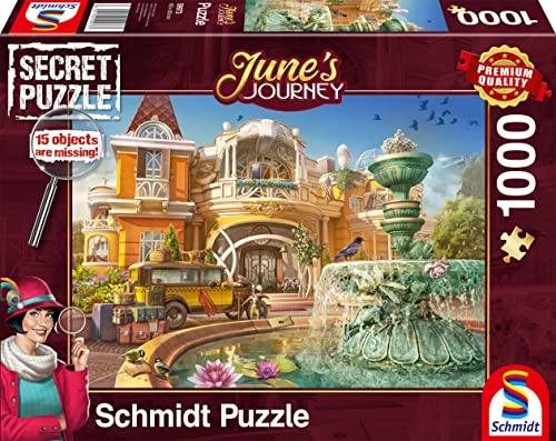 Schmidt Spiele 59973 Junes Journey, Orchideenanwesen, 1000 Teile Puzzle, Mehrfarbig, one Size von Schmidt