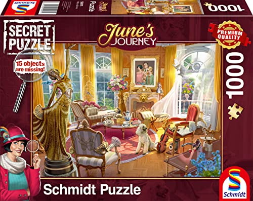 Schmidt Spiele 59975 Junes Journey, Salon des Orchideenanwesens, 1000 Teile Puzzle, Mehrfarbig, one Size von Schmidt