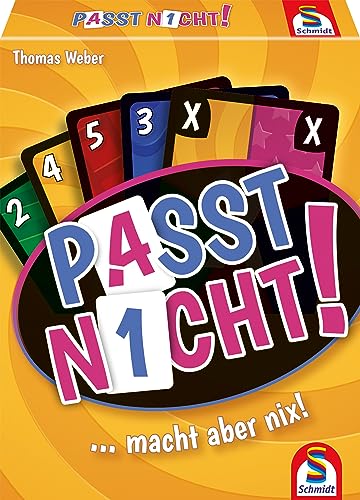 Schmidt Spiele 75054 Passt Nicht!, Kartenspiel von Schmidt