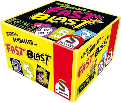 Schmidt Spiele 78810 Fast Blast, Familienkartenspiel, Mehrfarbig von Schmidt