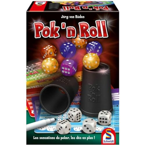 Schmidt Spiele 88307 Pok'n'Roll, Würfelspiel von Schmidt