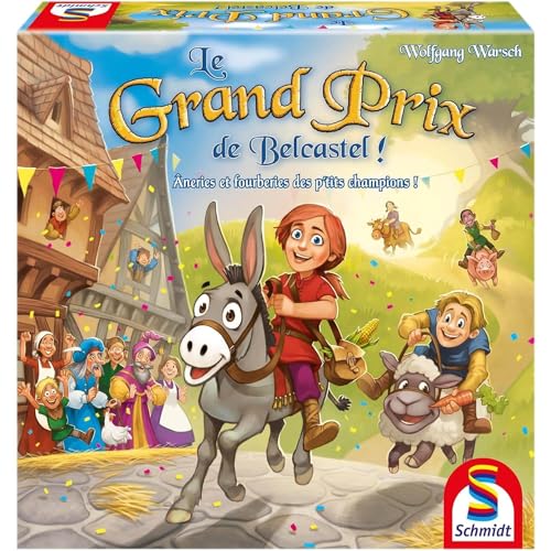 Schmidt Spiele 88408 Der Große Preis von Belcastel, EIN Kinderspiel, Französische Version von Schmidt