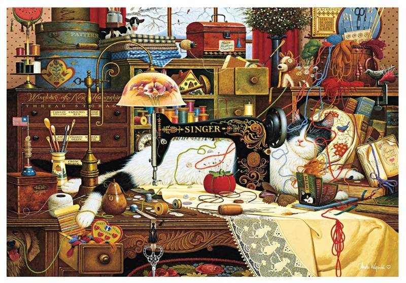 Schmidt Spiele Charles Wysocki - Maggie 1000 Teile Puzzle Schmidt-Spiele-59993 von Schmidt Spiele