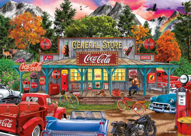 Schmidt Spiele Coca Cola - General Store 1000 Teile Puzzle Schmidt-Spiele-57597 von Schmidt Spiele