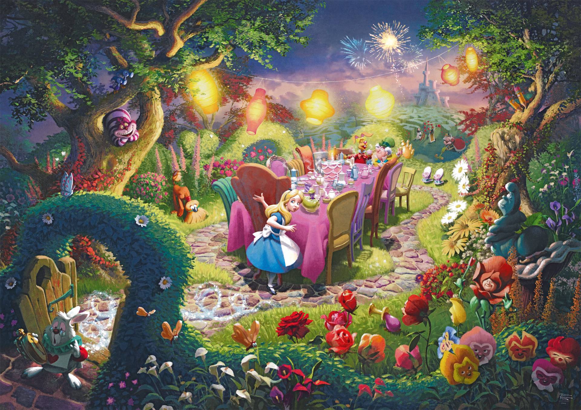 Schmidt Spiele Disney, Mad Hatter's Tea Party 6000 Teile Puzzle Schmidt-Spiele-57398 von Schmidt Spiele