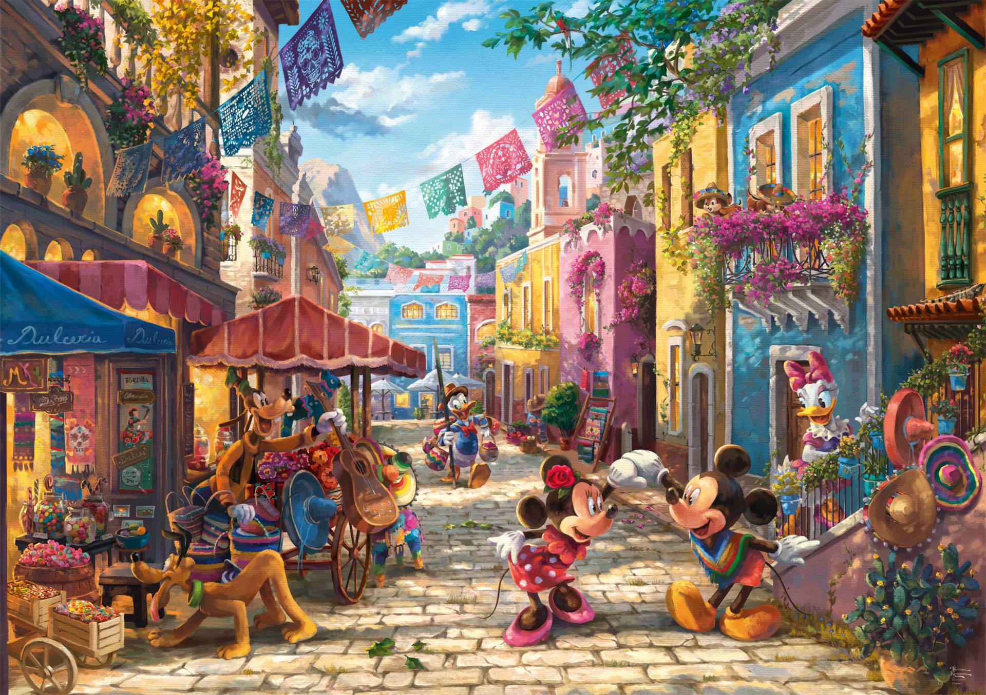 Schmidt Spiele Disney, Mickey & Minnie in Mexico 6000 Teile Puzzle Schmidt-Spiele-57397 von Schmidt Spiele