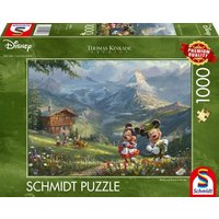 Puzzle Schmidt Spiele Disney Mickey & Minnie in den Alpen 1000 Teile von Schmidt Spiele