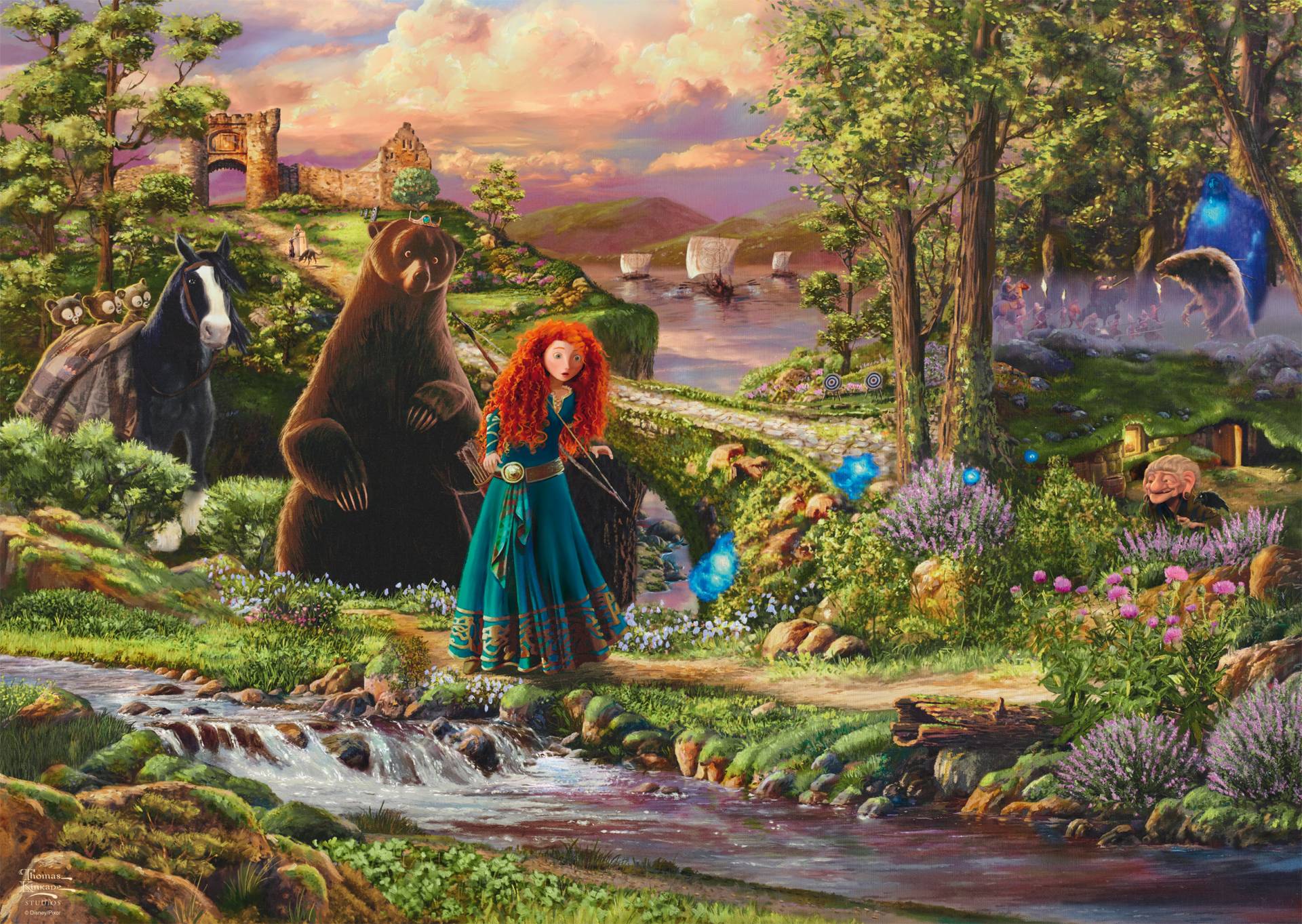 Schmidt Spiele Disney - Merida ? Legende der Highlands 1000 Teile Puzzle Schmidt-Spiele-58039 von Schmidt Spiele