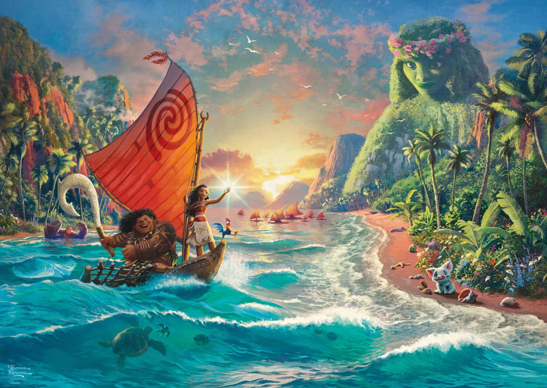 Schmidt Spiele Disney - Moana - Vaiana 1000 Teile Puzzle Schmidt-Spiele-58030 von Schmidt Spiele