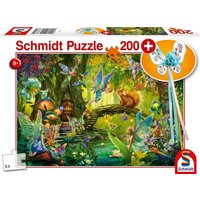 Schmidt Spiele - Feen im Wald, 200 Teile, mit Add-on, Feenstab, 200 Teile von Schmidt Spiele