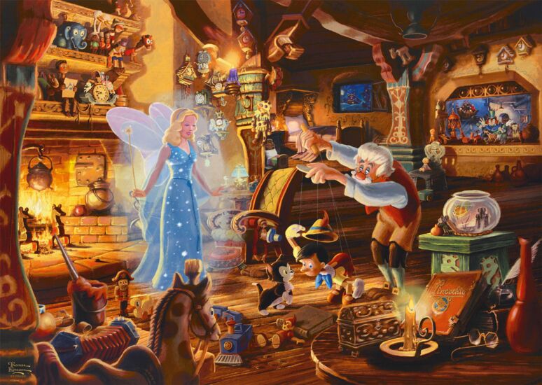 Schmidt Spiele Disney - Geppettos Pinocchio 1000 Teile Puzzle Schmidt-Spiele-57526 von Schmidt Spiele