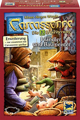 Schmidt Spiele Hans im Glück 48255 - Carcassonne, Händler und Baumeister, Erweiterung 2 von Schmidt Spiele