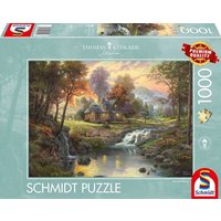 Puzzle Schmidt Spiele Holzhaus am Bach 1000 Teile von Schmidt Spiele