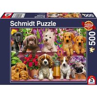 Schmidt Spiele - Hunde im Regal, 500 Teile von Schmidt Spiele