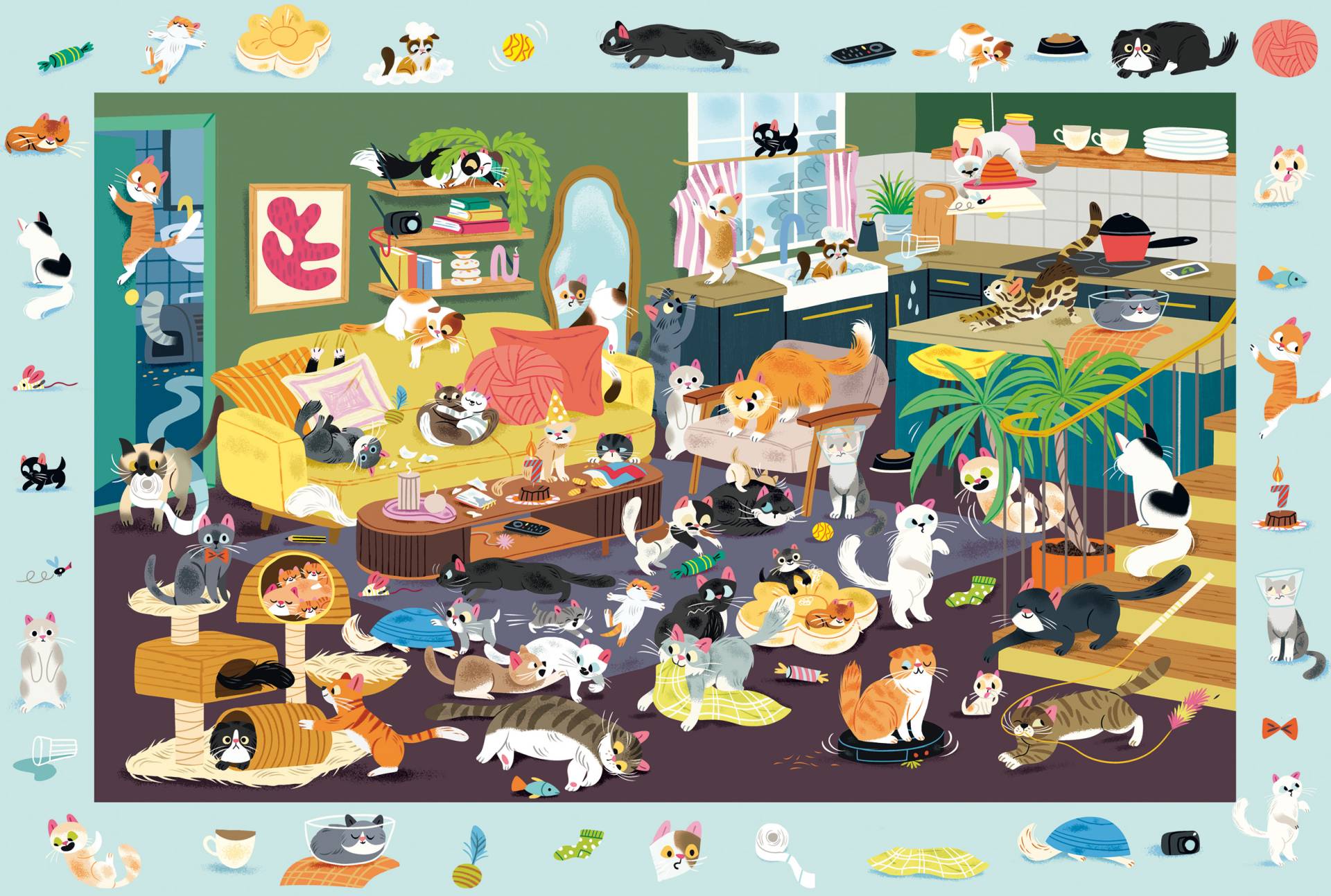 Schmidt Spiele Lustiges Katzen-Gewimmel 150 Teile Puzzle Schmidt-Spiele-56533 Schmidt Spiele Lustiges Katzen-Gewimmel 150 Teile Puzzle Schmidt-Spiele-56533 von Schmidt Spiele