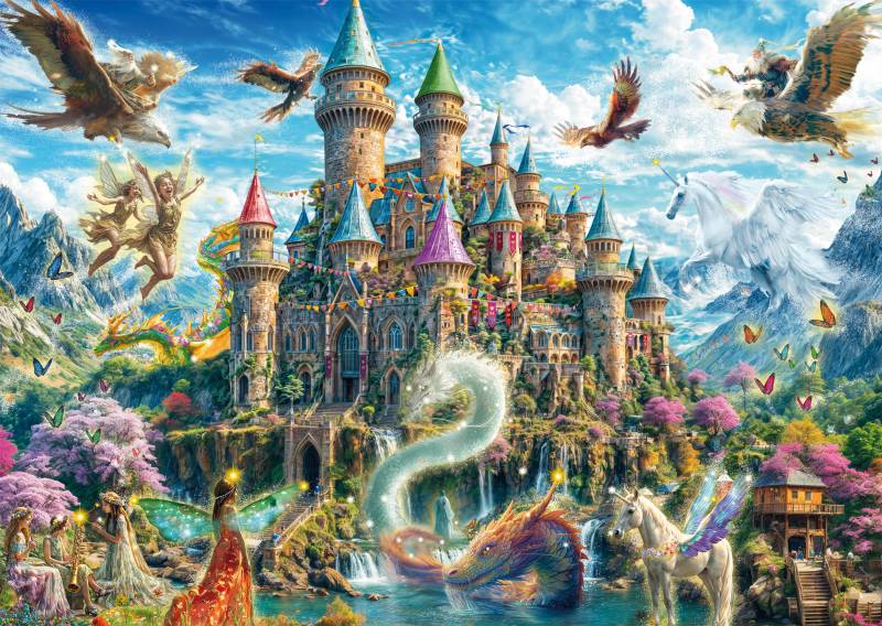 Schmidt Spiele Magisches Schloss 1000 Teile Puzzle Schmidt-Spiele-59791 von Schmidt Spiele