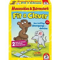 Wer kann die Schachtel auf dem Kopf balancieren oder wie ein Roboter laufen? Und was gehört wozu? Banane und Apfel, Pferd und Hund, Triangel und Geige? Bei diesem kunterbunten Domino halten die Maus Mo und der Bär Bo deinen Kopf clever und den Körper Wer kann die Schachtel auf dem Kopf balancieren oder wie ein Roboter laufen? Und was gehört wozu? Banane und Apfel, Pferd und Hund, Triangel und Geige? Bei diesem kunterbunten Domino halten die Maus Mo und der Bär Bo deinen Kopf clever und den Körper von Schmidt Spiele