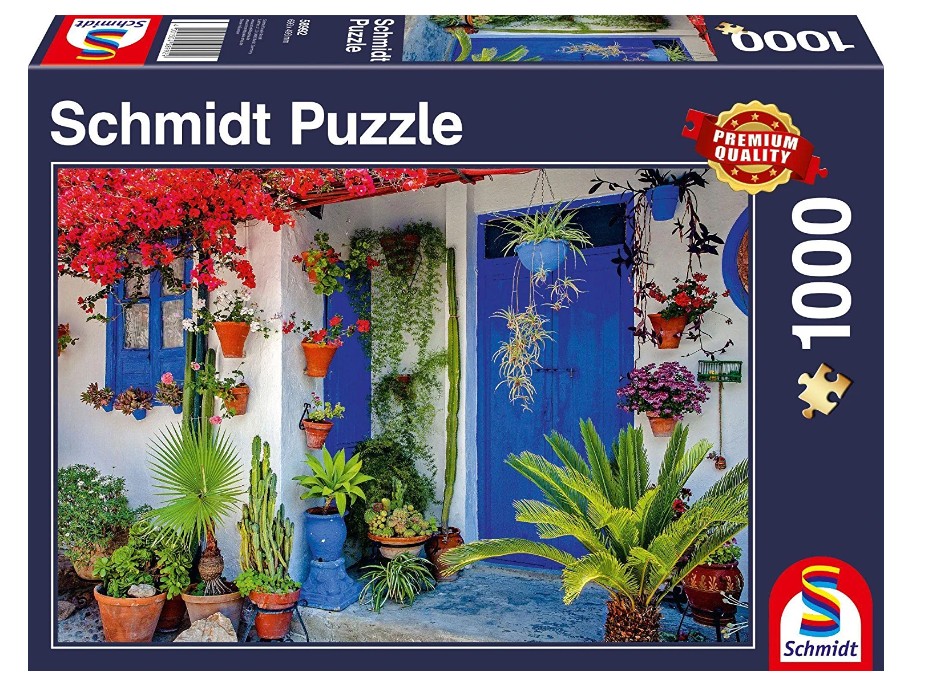 Schmidt Spiele Mediterrane Haustür 1000 Teile Puzzle Schmidt-Spiele-58992 von Schmidt Spiele