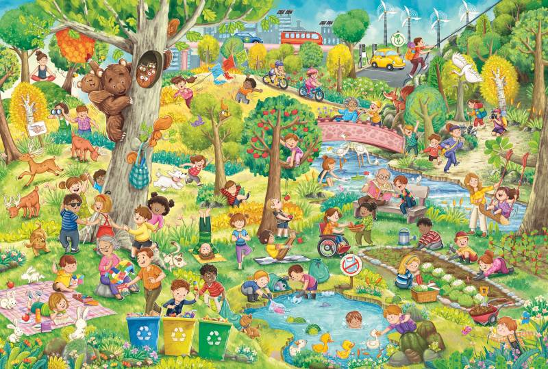 Schmidt Spiele Natur - Kinderspiel 150 Teile Puzzle Schmidt-Spiele-56531 von Schmidt Spiele