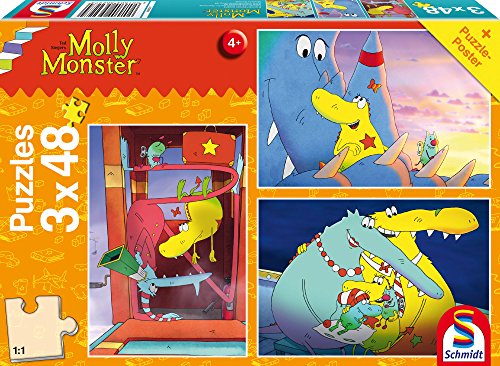 Molly Monster, Große Schwester, Molly Monster (Kinderpuzzle) von Schmidt