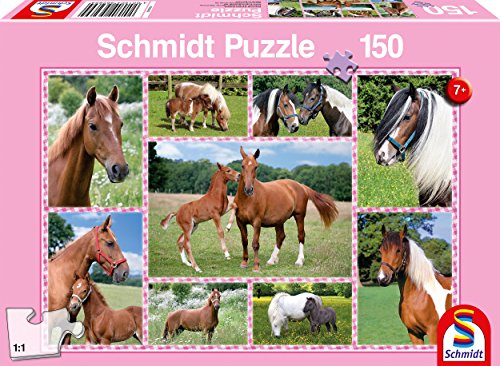 Schmidt Spiele Puzzle 56269 Pferdeträume, Kinderpuzzle, 150 Teile von Schmidt