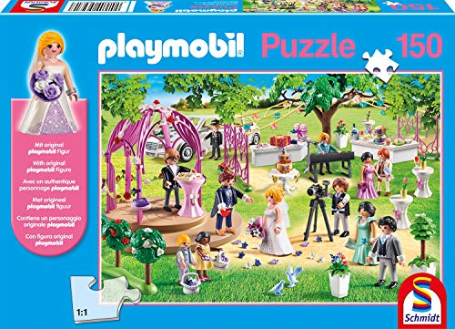 Schmidt Spiele Puzzle 56271 Playmobil, Hochzeit, 150 Teile von Schmidt